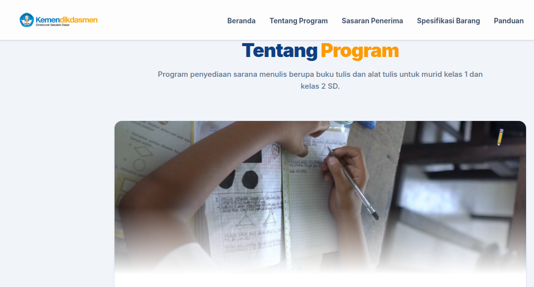 SiMenulis 2026 Diluncurkan, Kepala SD Diminta Pantau Penyaluran dan Pelaporan Bantuan